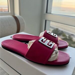 Givenchy neon pink sandals